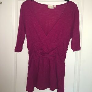 Anthropologie Deletta Kumihimo top