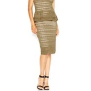 Rachel Roy Lace Lined Pencil Skirt