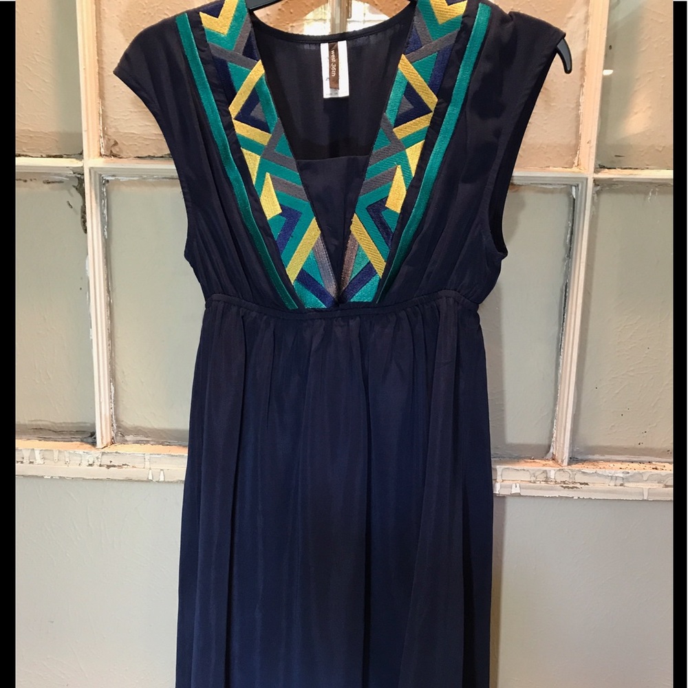 Navy Midi Dress