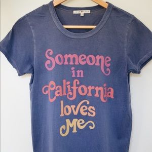 JUNK FOOD "Someone in California Loves Me" tee