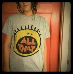 Grey 90's nickelodean t