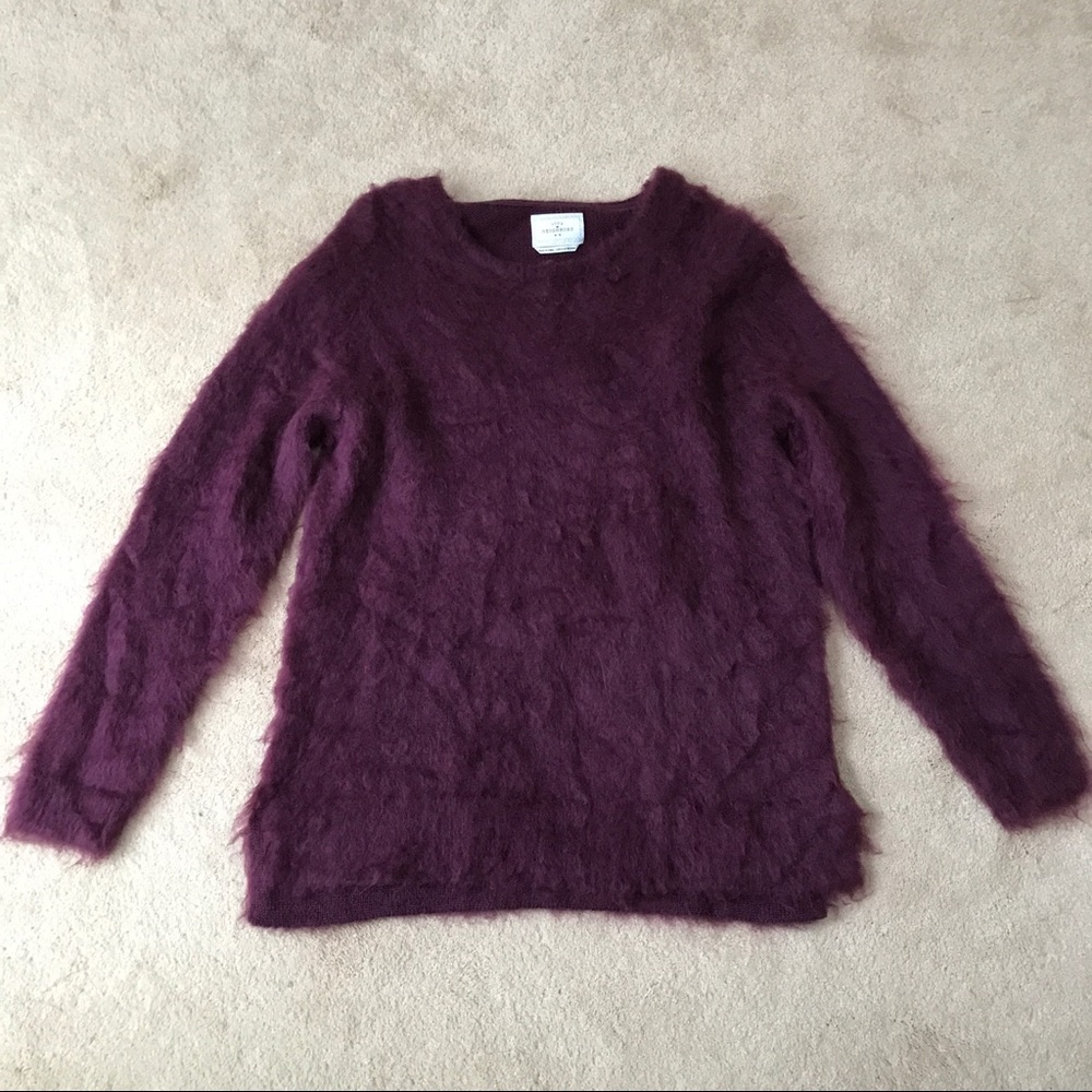 Men's Urban Outfitters Mohair Burgendy Sweater