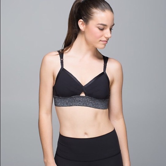 lululemon athletica Tops - 🌴 Lululemon If You're Lucky Bra Black Adjustable