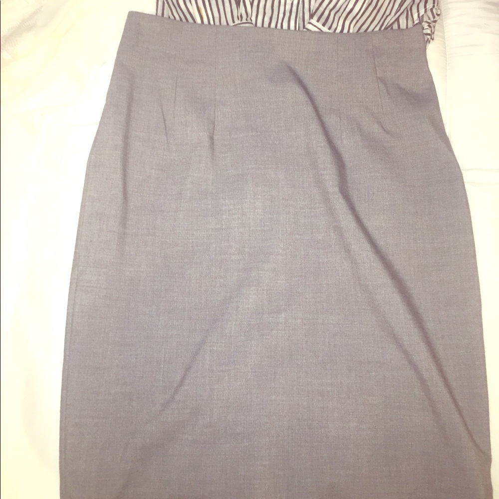 Gray H&M pencil skirt
