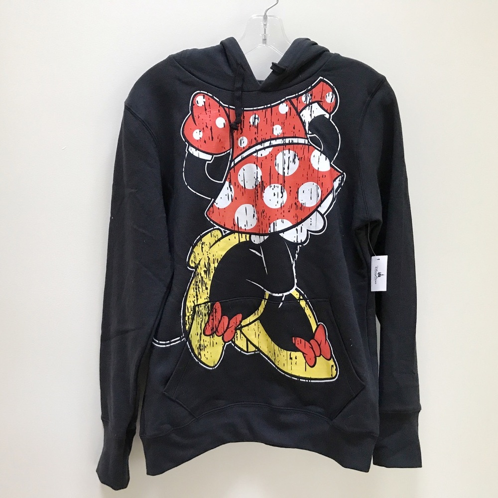 Disney Minnie Black Hoodie with Ears on Hood