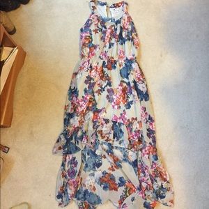 Bar III High Low Floral Dress