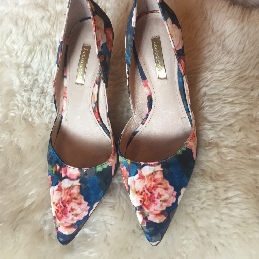 Louise et Cie Floral Pumps