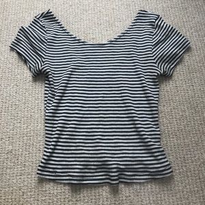 Black and white striped T-Shirt (Brandy Melville)
