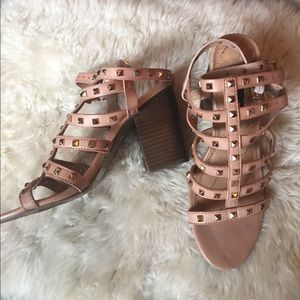 Studded gladiator sandals