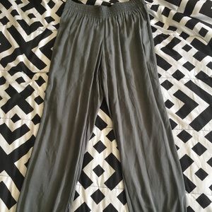 Gray light weight joggers