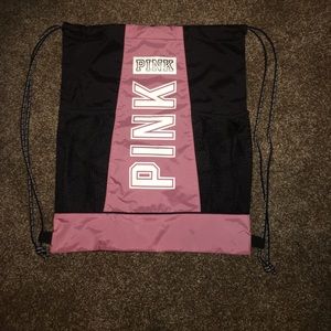 PINK drawstring bag