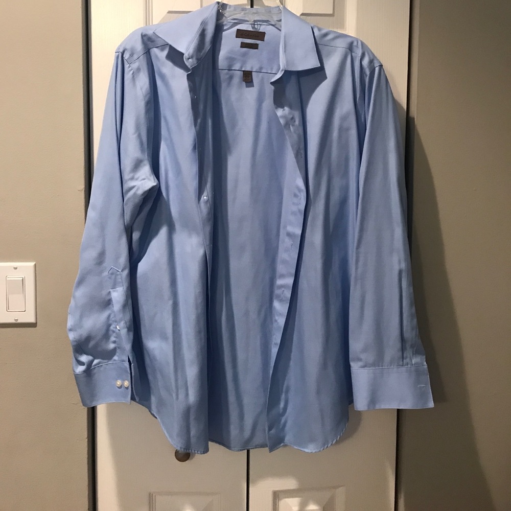 Blue Calvin Klein Dress Shirt