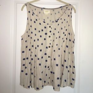 Anthropologie Maeve Saona Swing top