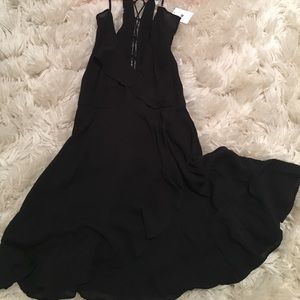 Urban Outfitters Black Dress Tie Back