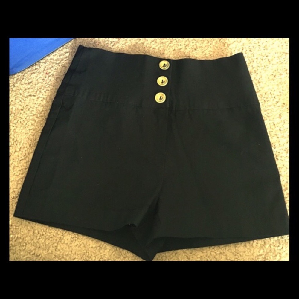 Charlotte Russe black high waisted shorts