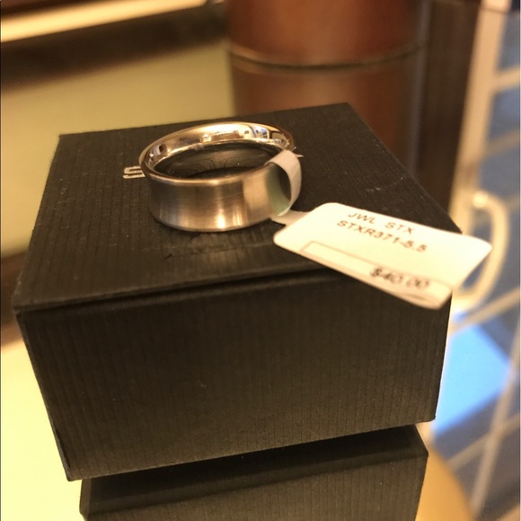 STEELX stainless steel silver band - Picture 1 of 3