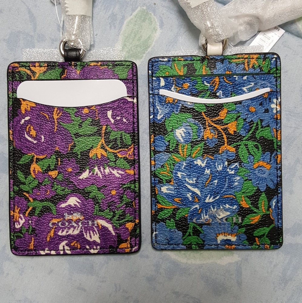 NWT Coach id badge holder lanyard