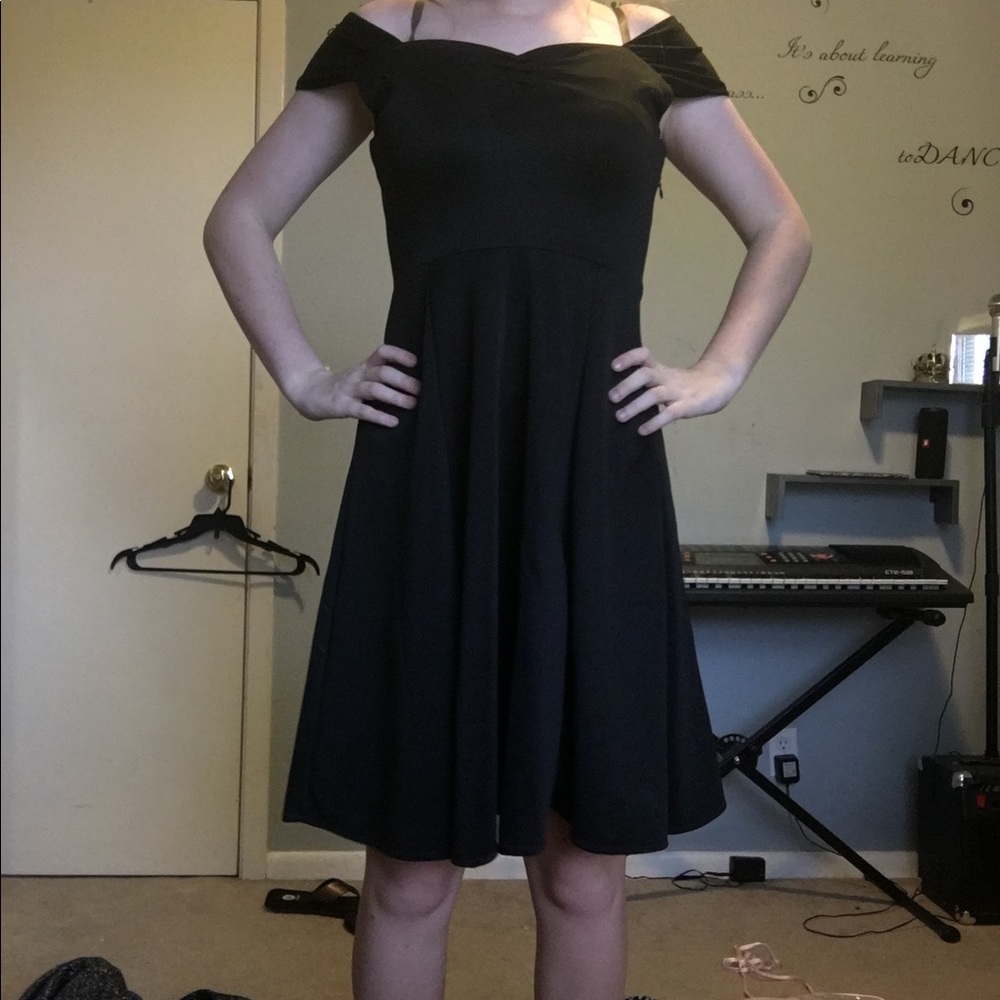black formal dress