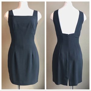 Cache square neck black dress Cache square neck black dress