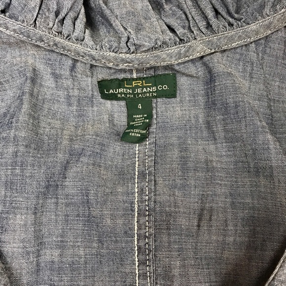 🎉HP 🎉NWOT!! Ralph Lauren Denim Dress - Picture 5 of 5