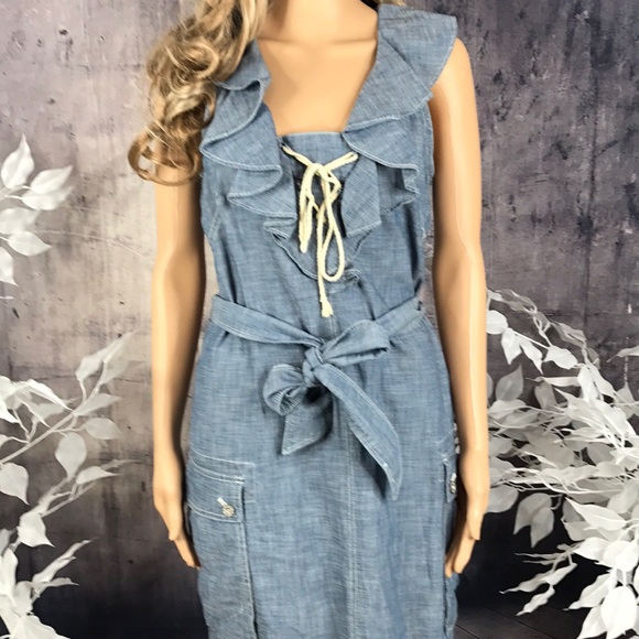🎉HP 🎉NWOT!! Ralph Lauren Denim Dress - Picture 4 of 5
