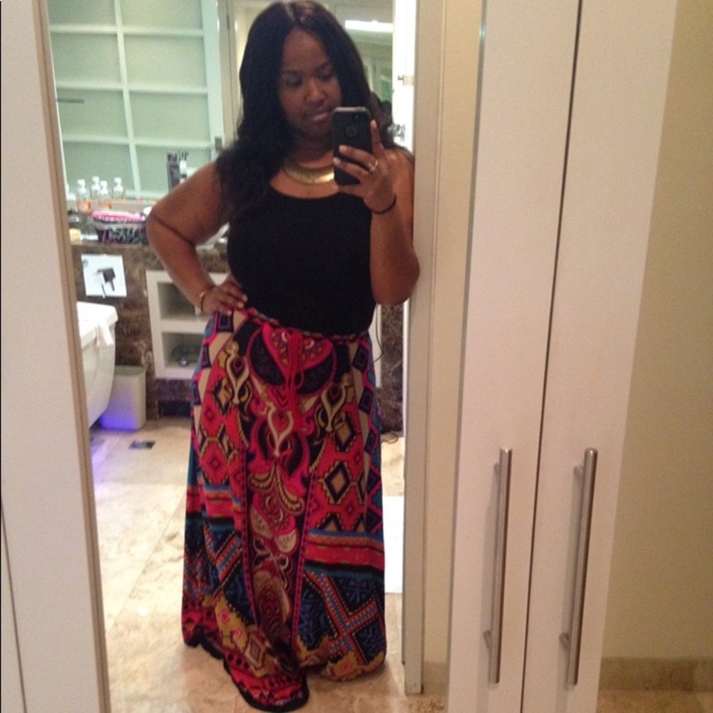 ❌SOLD❌Aztec Maxi Skirt