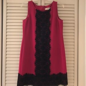 Hot Pink Ann Taylor Cocktail Dress - Size 2