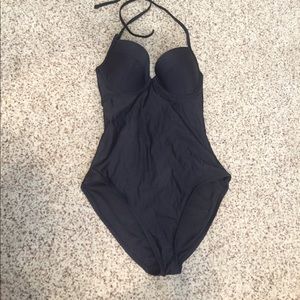 Women's black one piece suit