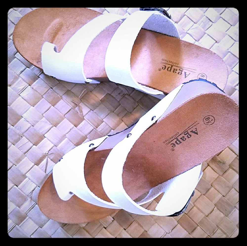 Agape Wedge Sandles