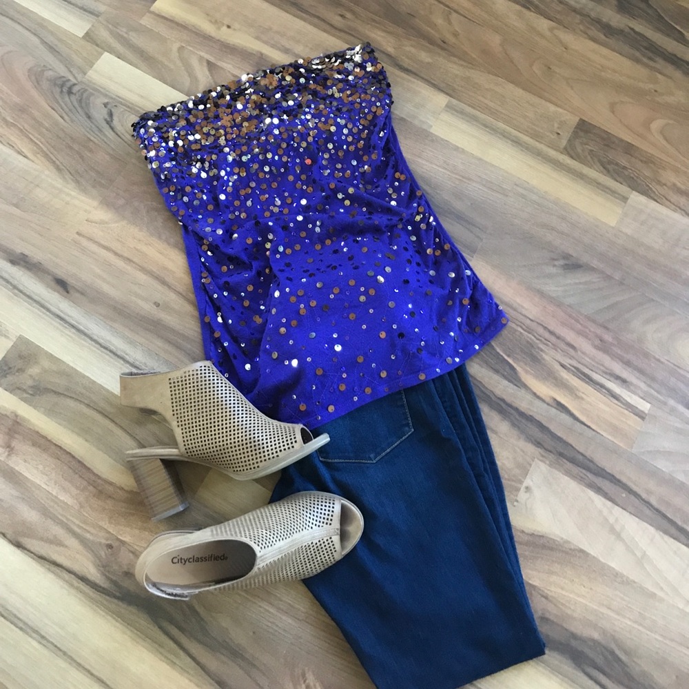 Purple express tube top