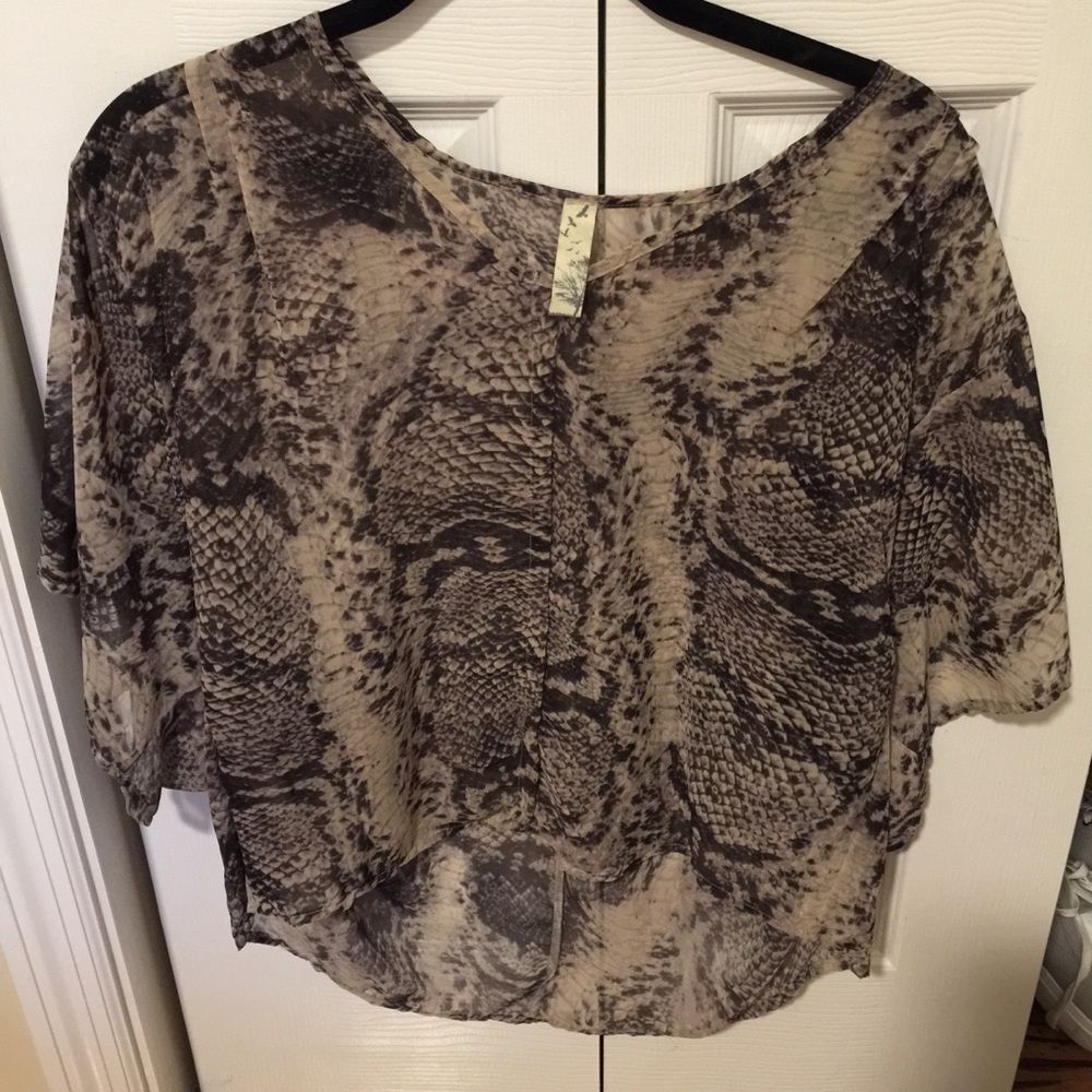 Snakeskin Blouse