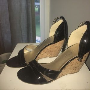 Cute black wedges!! Worn twice
