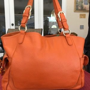 Orange satchel