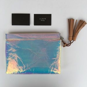 Holographic J.Crew Clutch