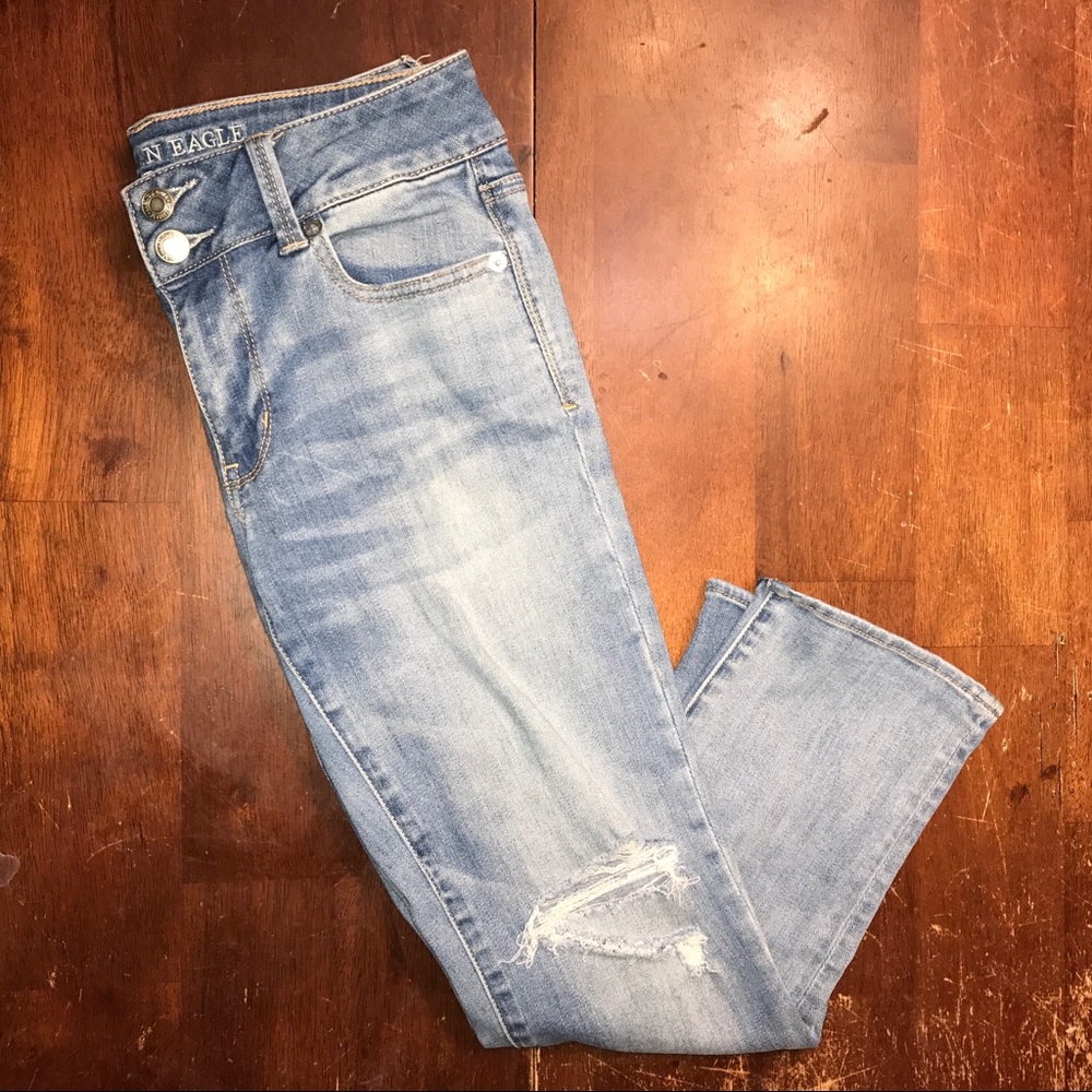 Artist Crop AEO Jeans