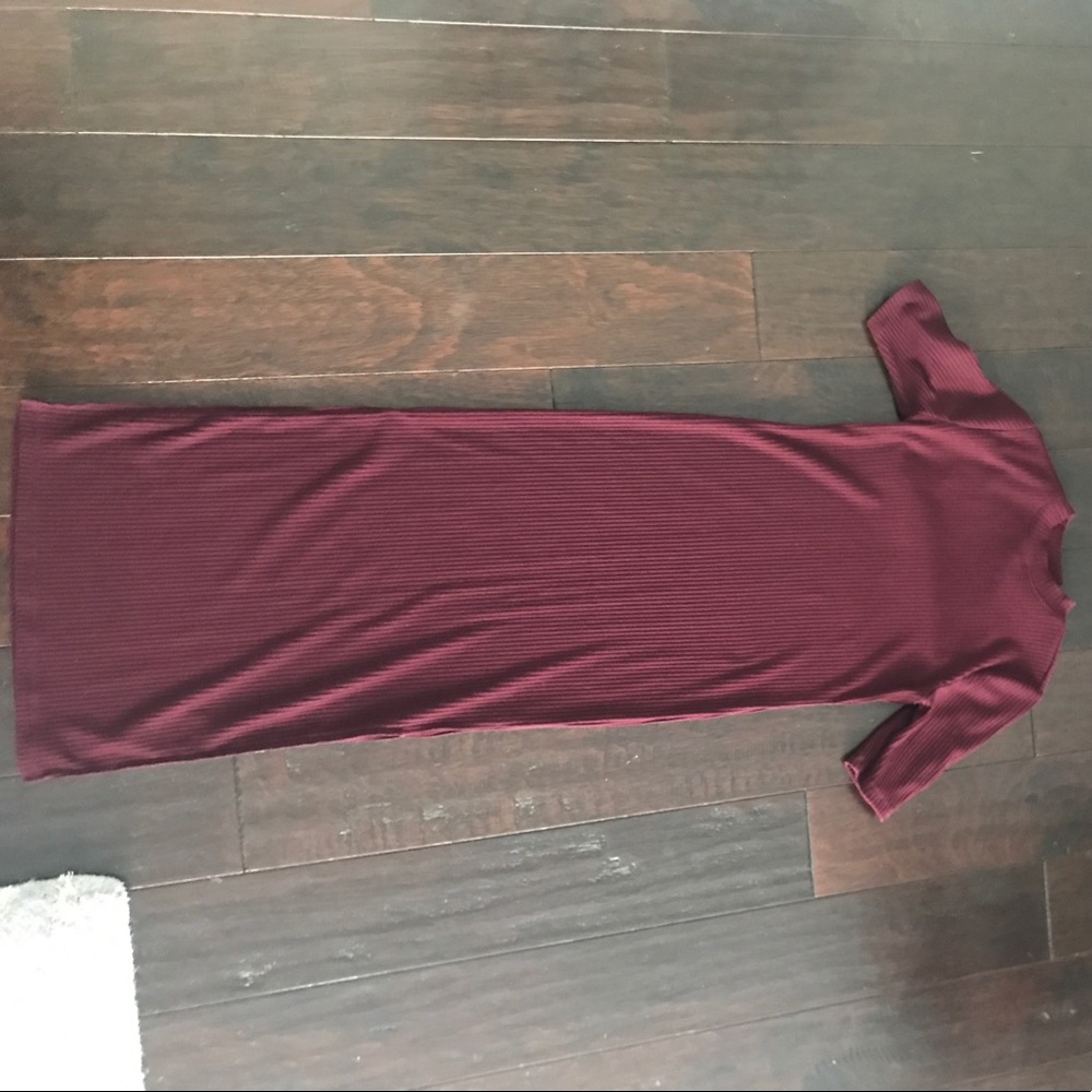 Forever 21 burgundy long dress