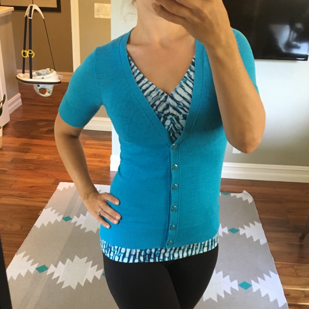 Banana Republic Tank and Cardigan Duo