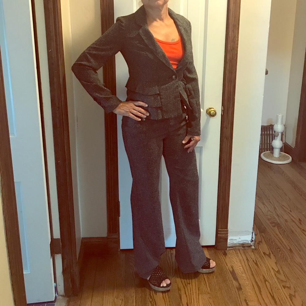Grey IZ Byer Two Piece Suit