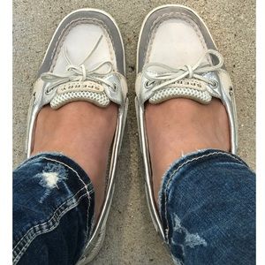 SPERRY ANGELFISH GREY OPEN MESH SIZE 10