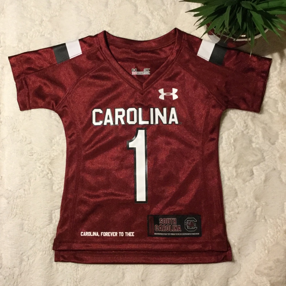 🌹🆕NWOT UnderArmour Gamecock Jersey,3T