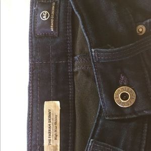 AG pants dark blue wash size 25 regular high rise.