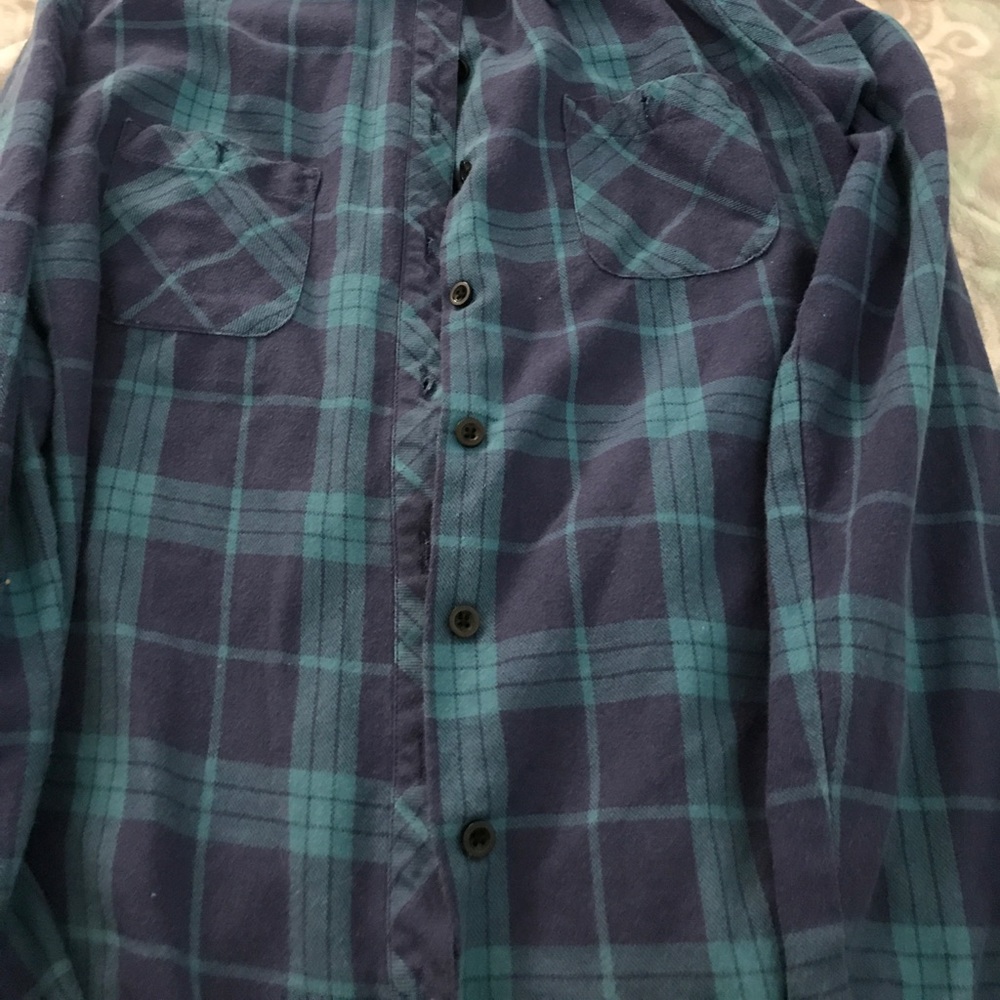 Blue lilo and stich flannel