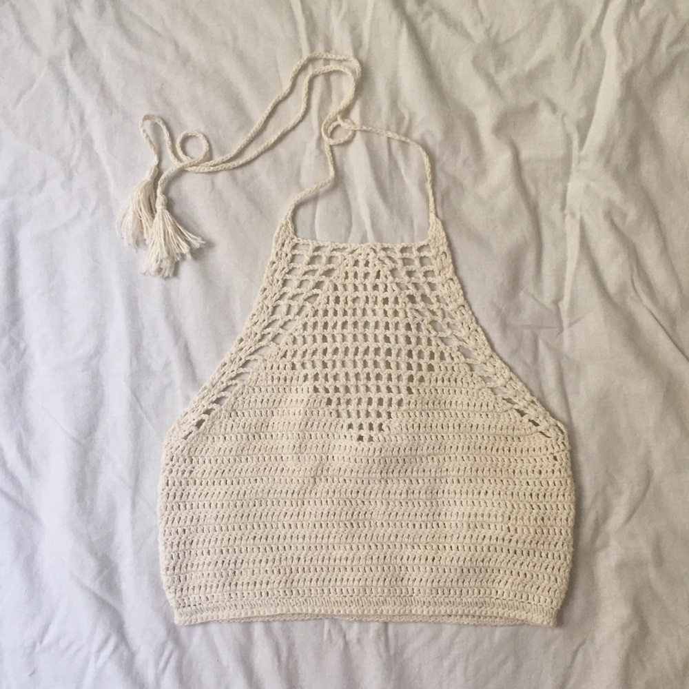 Crochet halter top