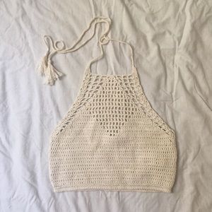 Crochet halter top