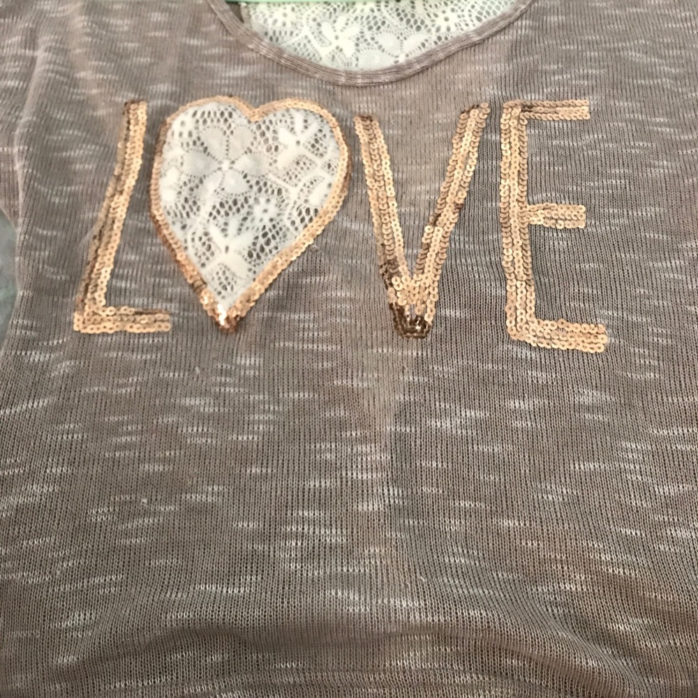 Never worn kids love tshirt