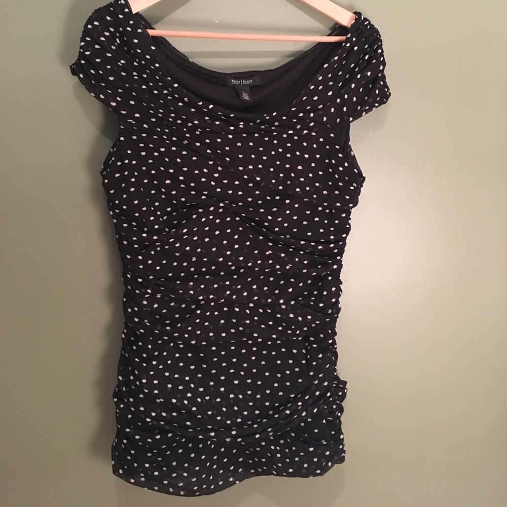 ON SALE! Beautiful Ruched WHBM Sleeveless top!