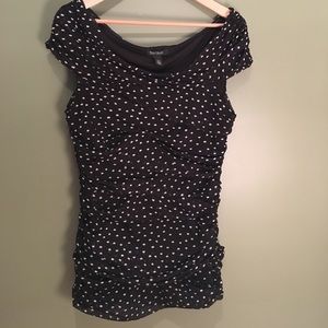 ON SALE! Beautiful Ruched WHBM Sleeveless top!