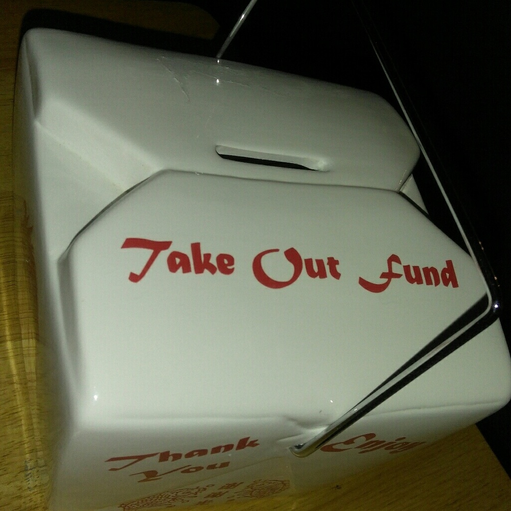 Take out box coin bank