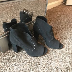 Vince Camuto Peep Toe Booties