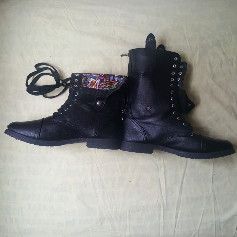 MARVEL COMIC COMBAT BOOTS
